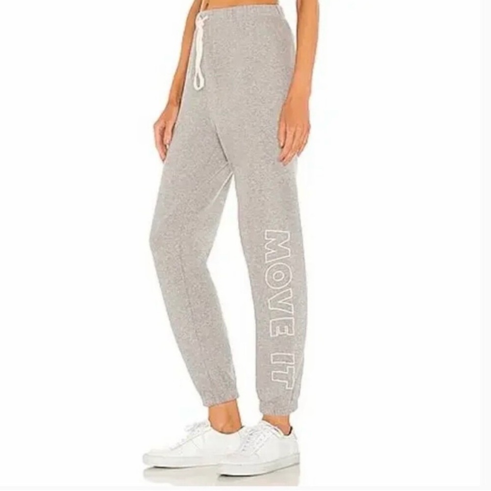 Mother The Bender Sweatpants Size XS NWT Move It Heather Gray Joggers Retro - Picture 4 of 7